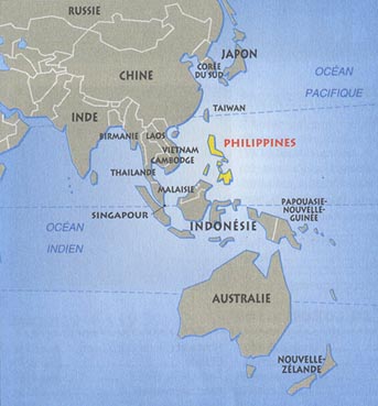 philippines carte du monde